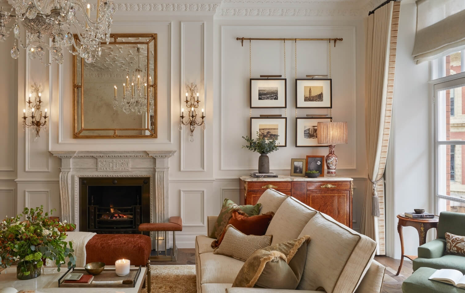 Lighting - Wall lights, chandelier, picture lights and lamps