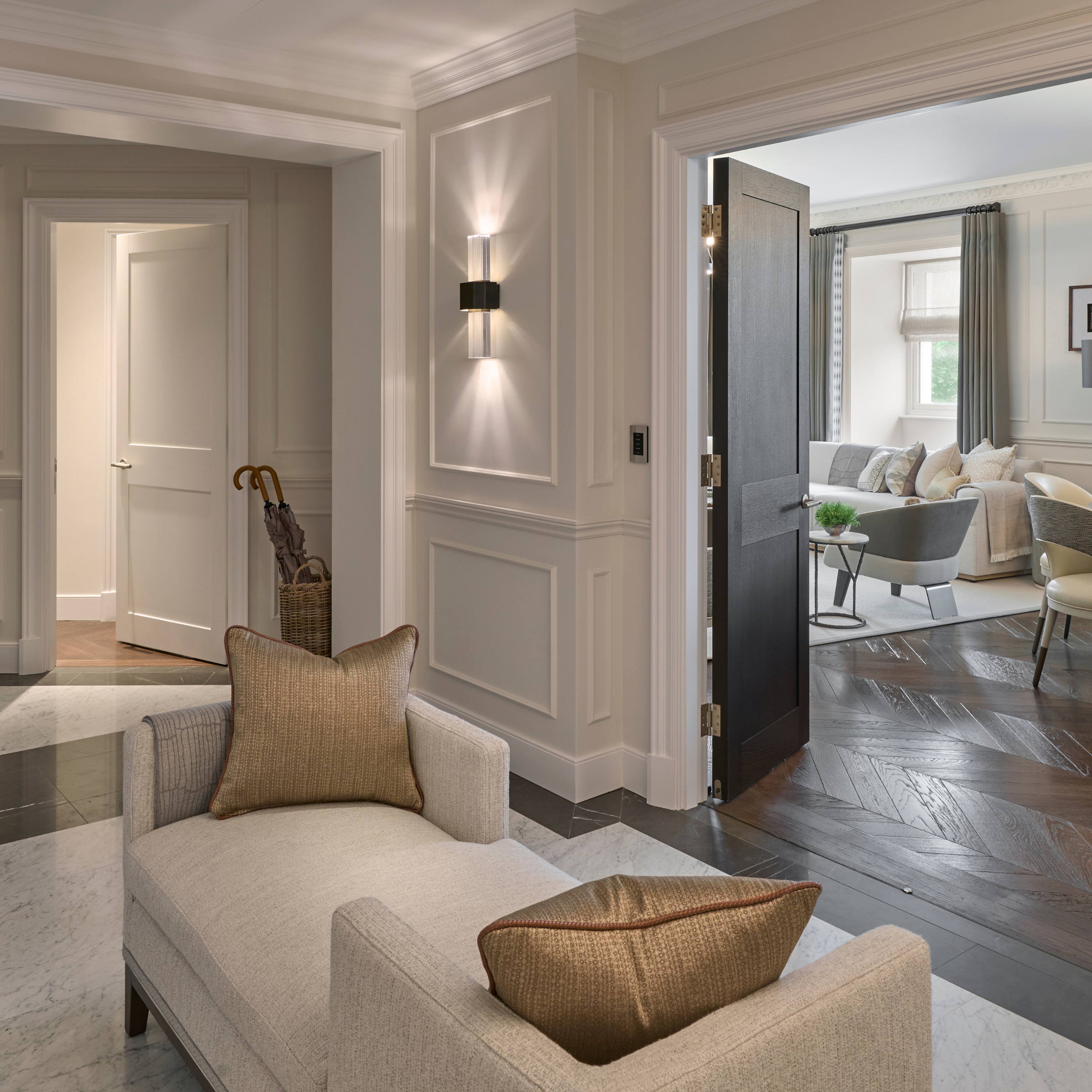 Consider your panelling colour and finish carefully
