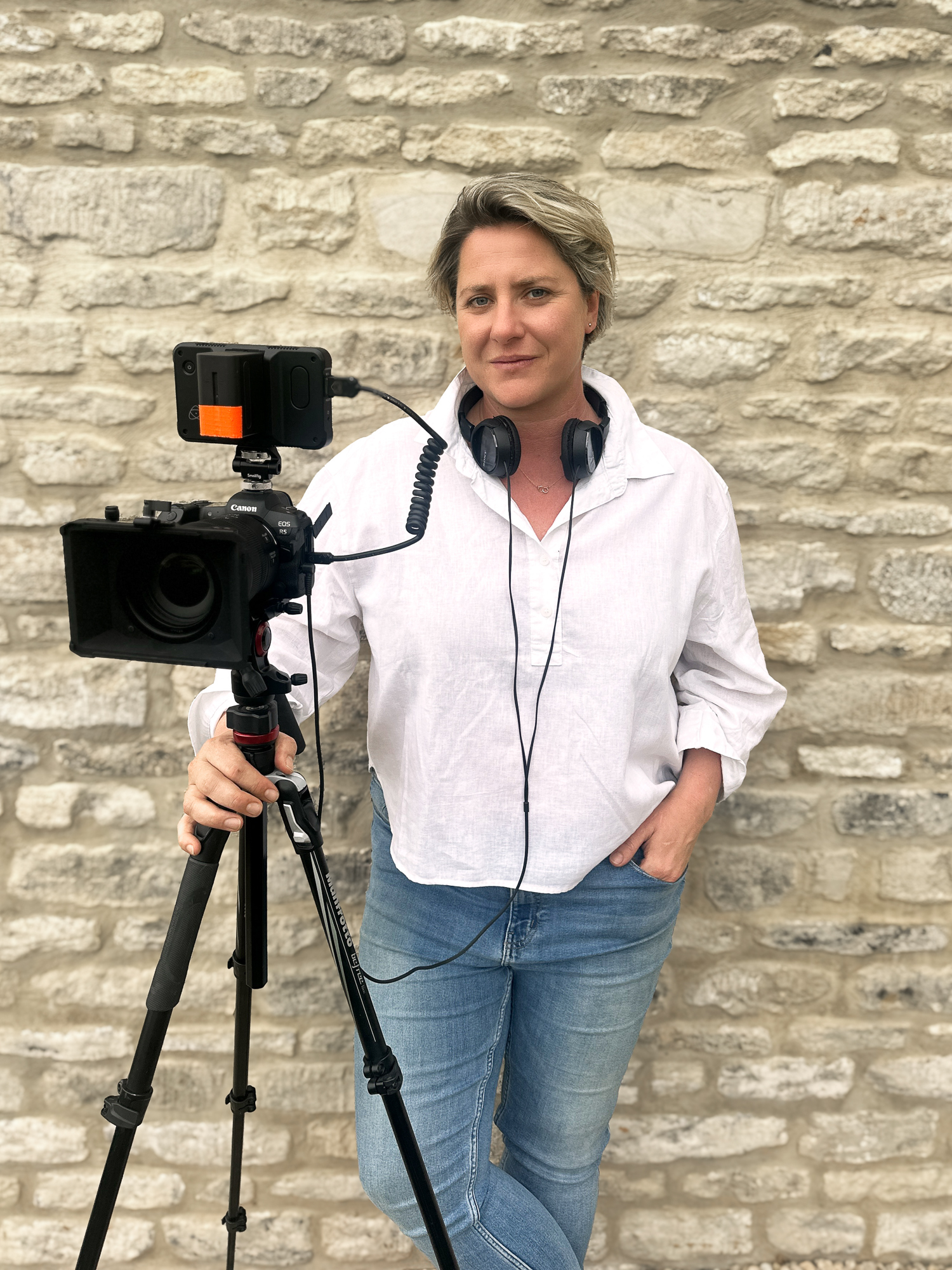 Image of Gem filming Sophie Paterson at Sophie Paterson Interiors